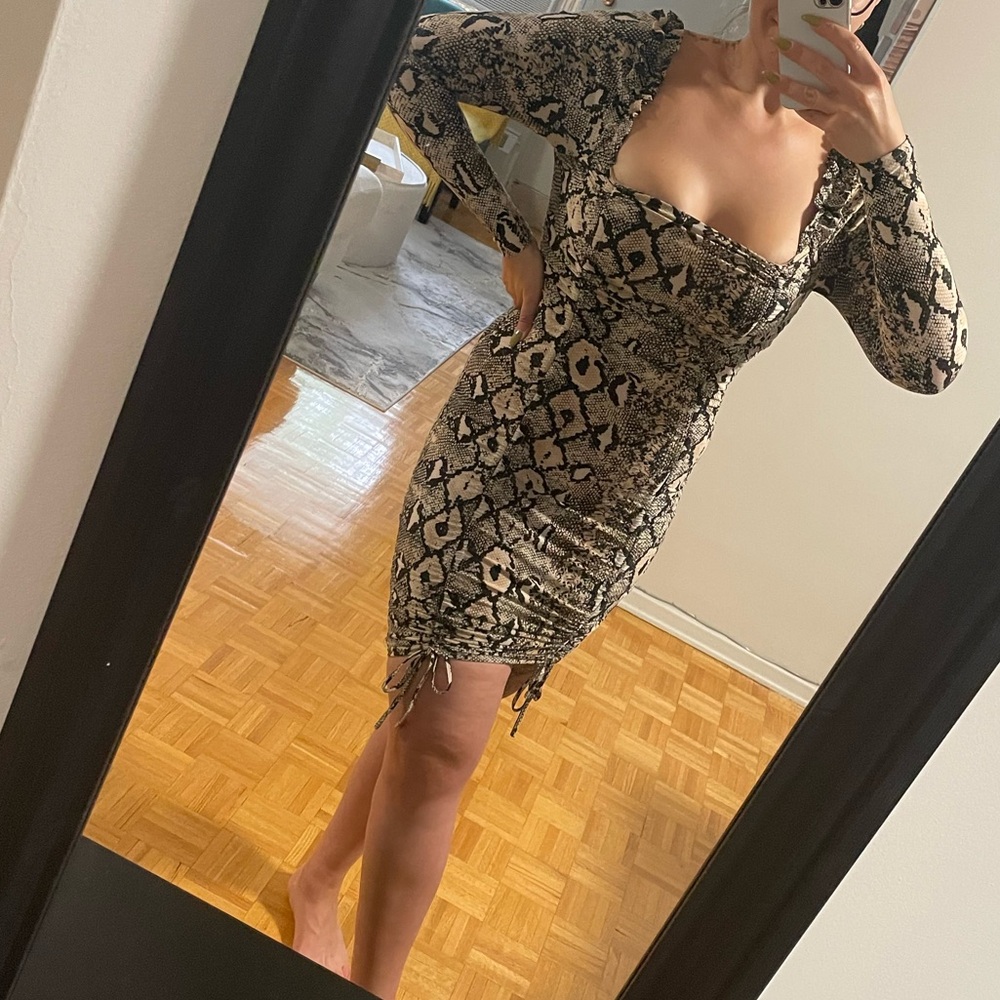 Cheetah print dress